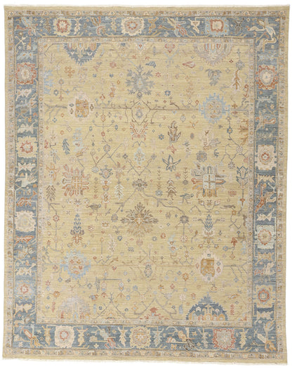 8 x 10 Vintage-Inspired Modern Oushak Rug 31065