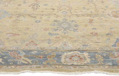 8 x 10 Vintage-Inspired Modern Oushak Rug 31065
