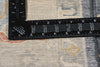 9 x 12 Vintage-Inspired Modern Slate Blue Oushak Rug 31063