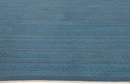 8 x 10 Vintage Blue Swedish Rollakan Rug 76914