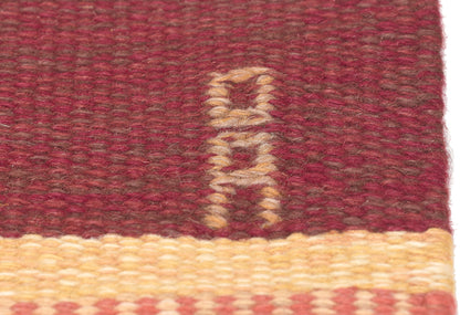 8 x 12 Anna Johanna Angstrom Vintage Swedish Rollakan Rug 77403