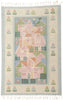 5 x 7 Vintage Swedish Pictorial Rollakan Rug 78819