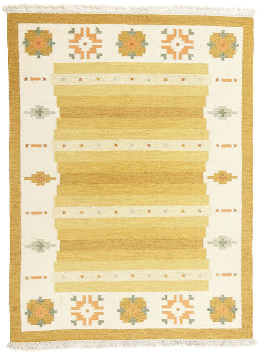 6 x 8 Vintage Swedish Rollakan Rug 78818