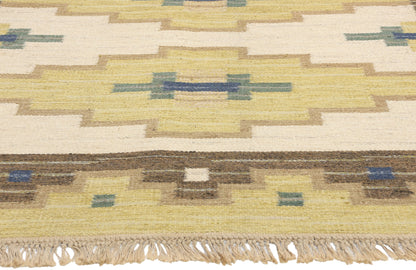 6 x 8 Vintage Swedish Rollakan Rug 78821