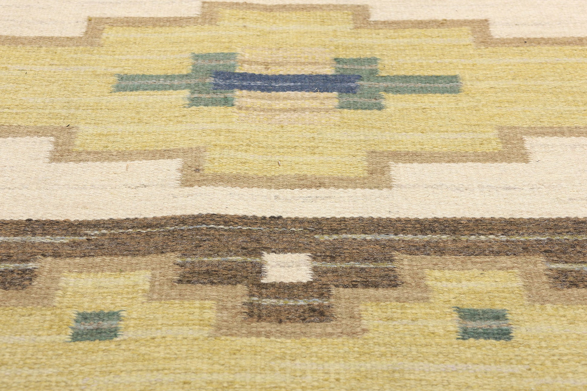 6 x 8 Vintage Swedish Rollakan Rug 78821