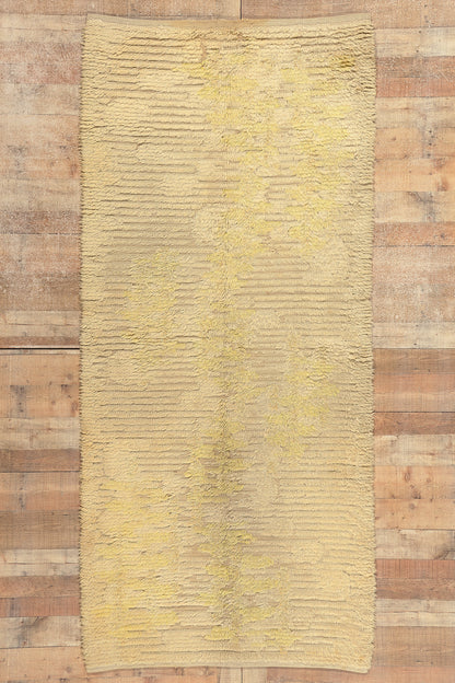 4 x 9 Vintage Swedish Rya Rug 76938