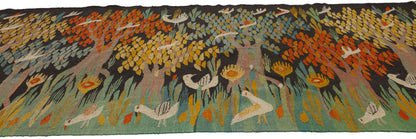 6 x 9 Vintage Swedish Scandinavian Tapestry 78730
