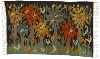 6 x 9 Vintage Swedish Scandinavian Tapestry 78730