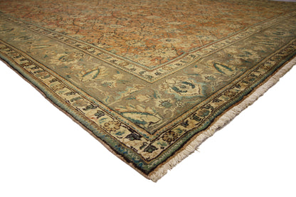 10 x 13 Vintage Persian Tabriz Rug 76329