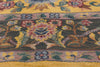 8 x 10 Vintage Yellow Indian Tabriz Rug 74959