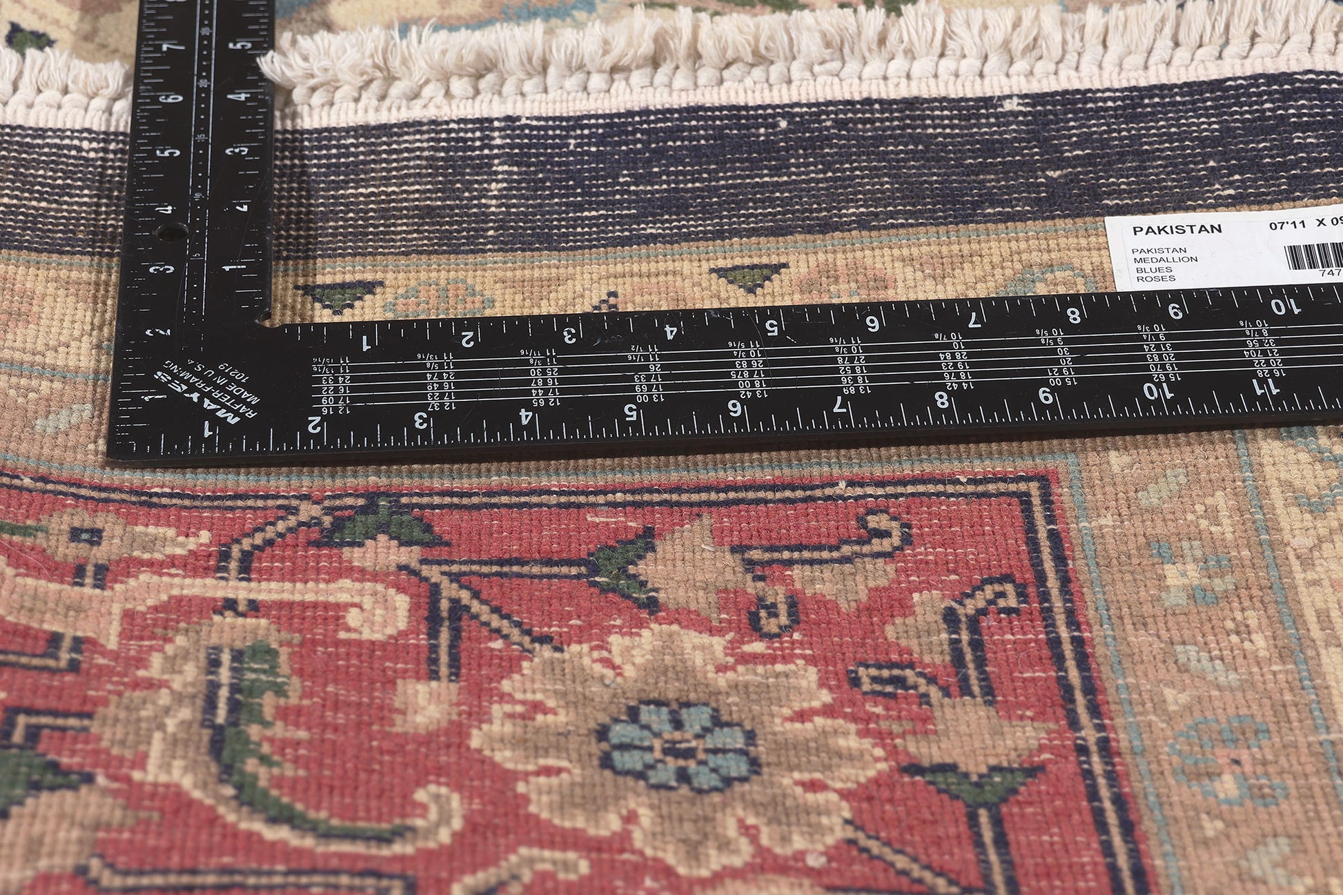 8 x 10 Vintage Pakistani Tabriz Rug 74737
