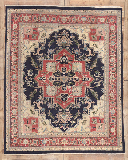 8 x 10 Vintage Pakistani Tabriz Rug 74737