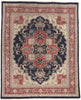 8 x 10 Vintage Pakistani Tabriz Rug 74737