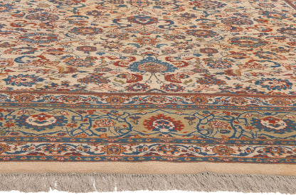 9 x 12 Vintage Indian Tabriz Rug 70265