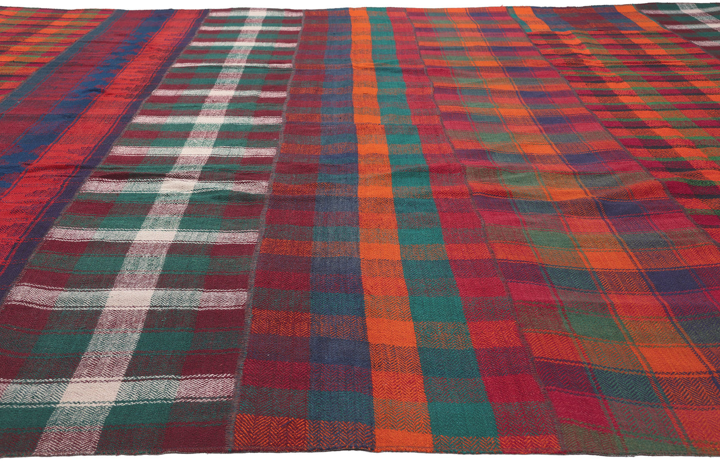 11 x 12 Vintage Tartan Plaid Rug 60804