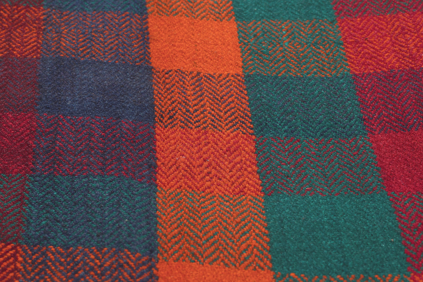 11 x 12 Vintage Tartan Plaid Rug 60804
