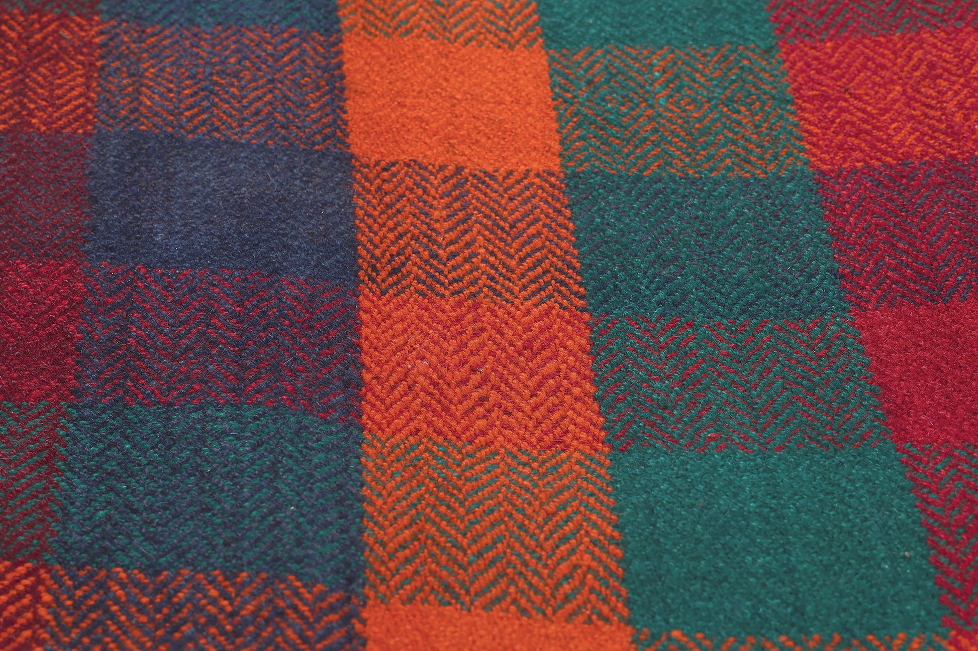 11 x 12 Vintage Tartan Plaid Rug 60804