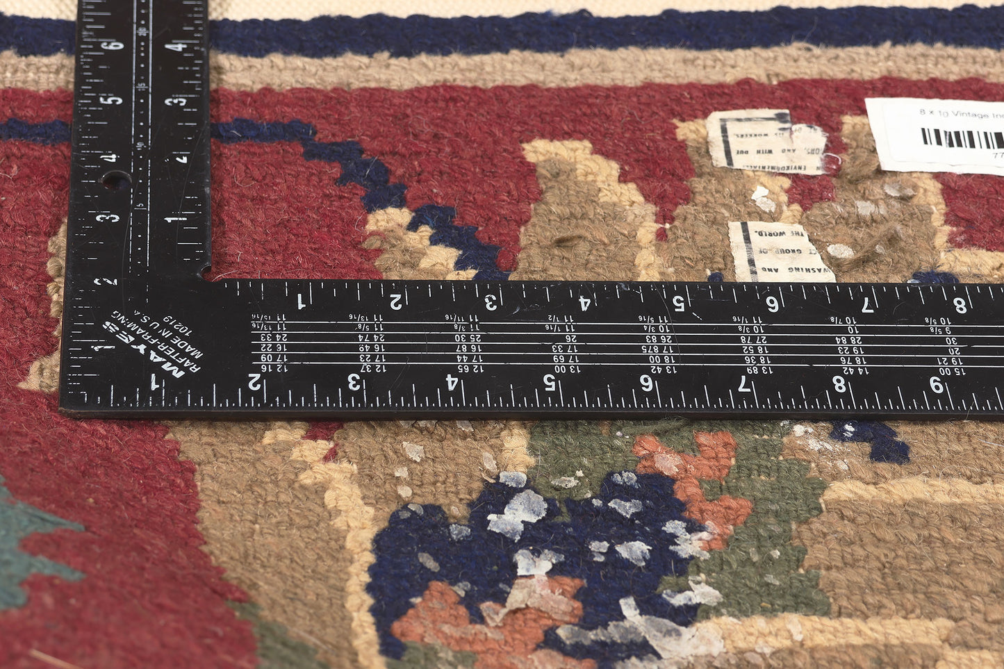 8 x 10 Vintage Tibetan Bijar Rug 77262