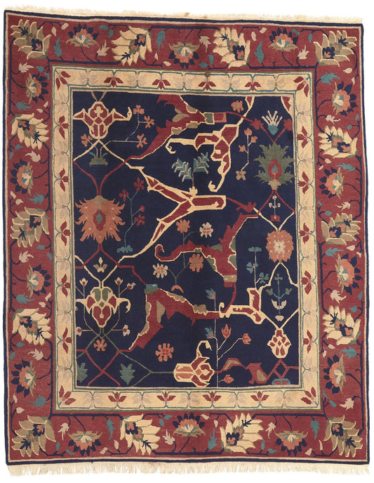 8 x 10 Vintage Tibetan Bijar Rug 77262