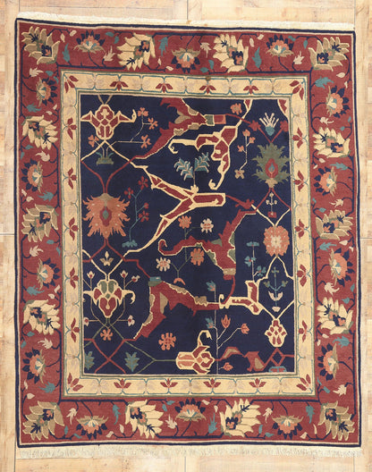 8 x 10 Vintage Tibetan Bijar Rug 77262