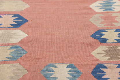 1 x 2 Vintage Persian Shiraz Kilim Rug 78804