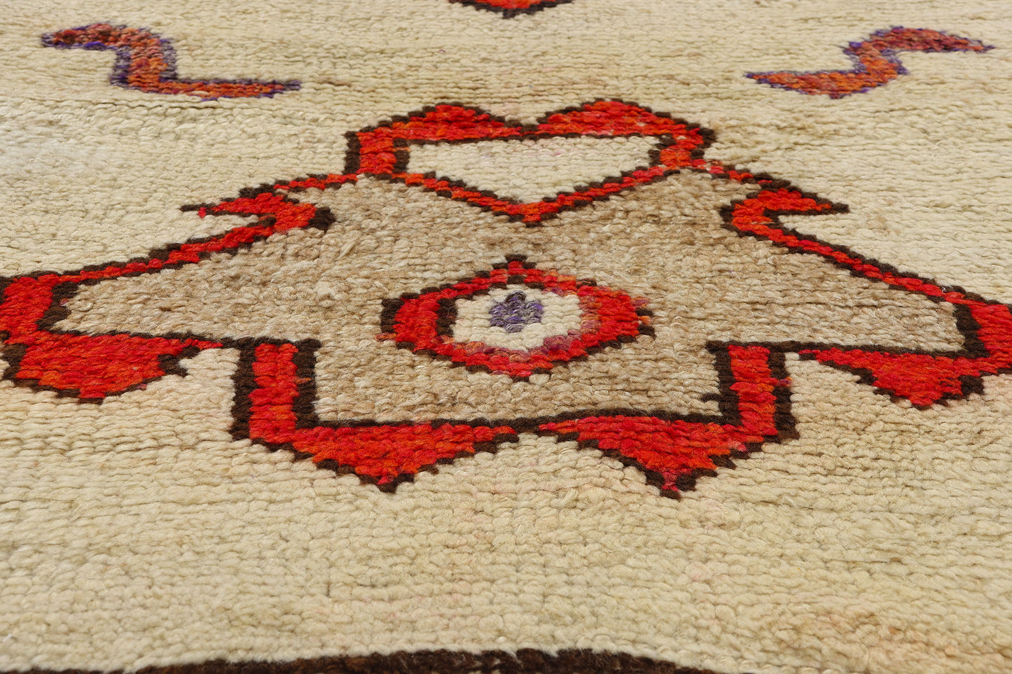3 x 11 Vintage Tribal Kurdish Rug 53902