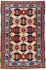 4 x 5 Vintage Turkish Oushak Rug 53923