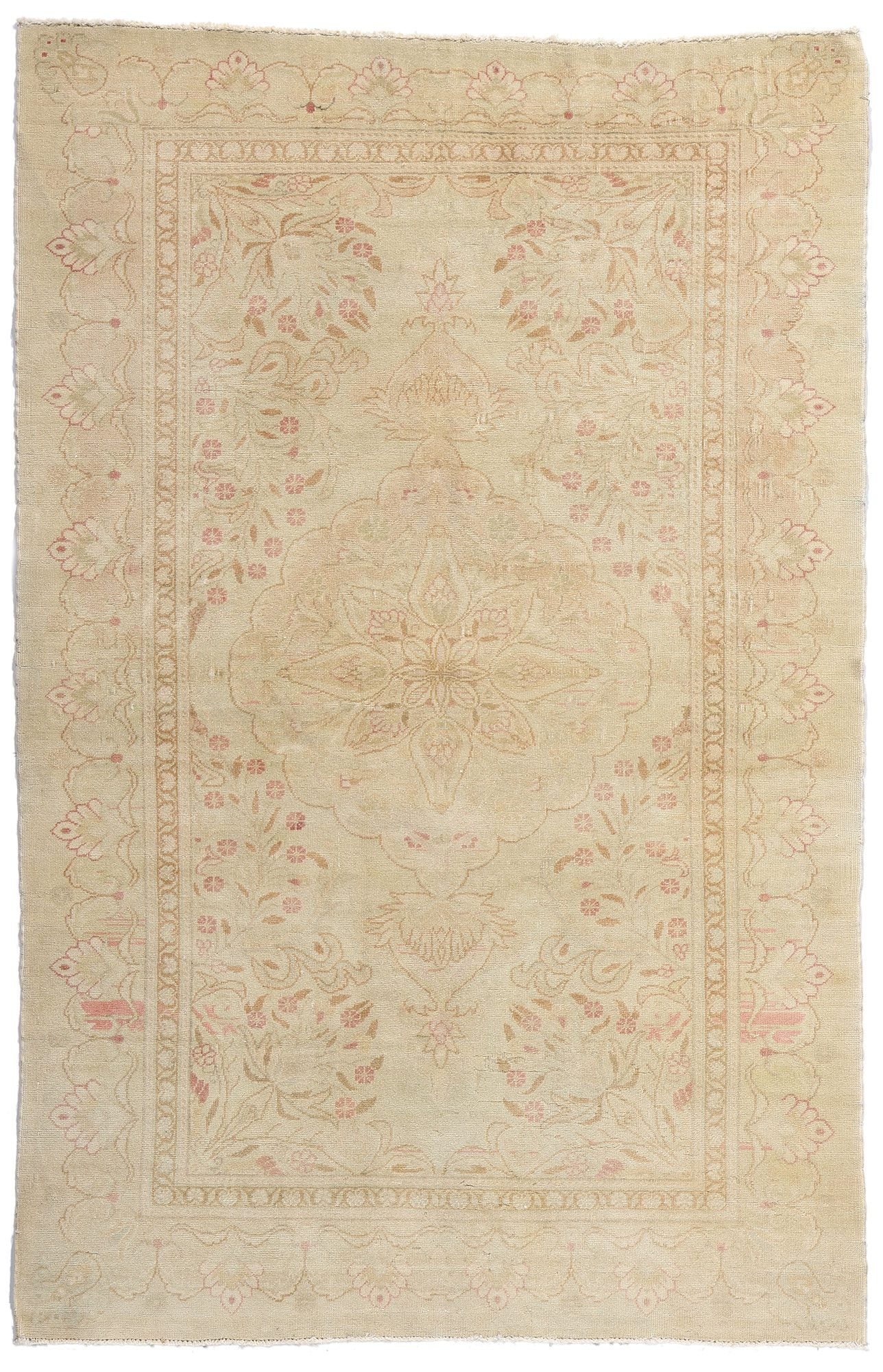 4 x 6 Vintage Turkish Sivas Rug 53937