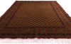 6 x 9 Vintage Turkoman Afghan Rug 78811