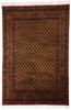 6 x 9 Vintage Turkoman Afghan Rug 78811