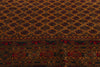 6 x 9 Vintage Turkoman Afghan Rug 78811