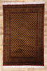6 x 9 Vintage Turkoman Afghan Rug 78811