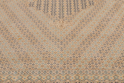 7 x 10 Vintage-Worn Persian Kerman Rug 53760