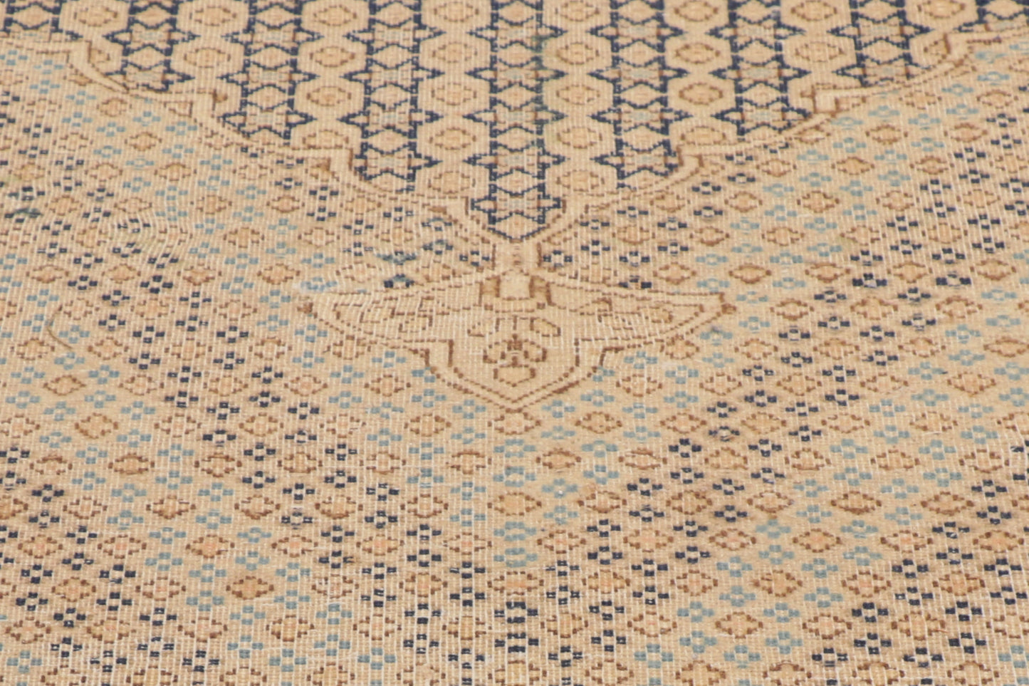 7 x 10 Vintage-Worn Persian Kerman Rug 53760