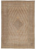 7 x 10 Vintage-Worn Persian Kerman Rug 53760