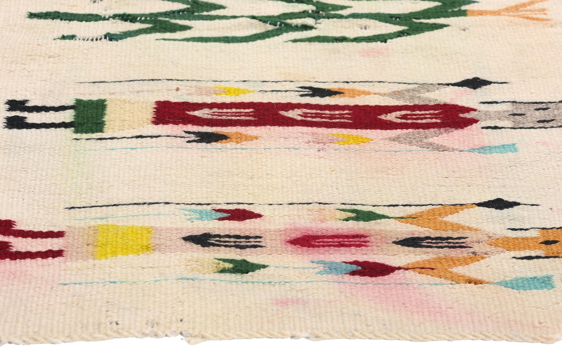 2 x 3 Vintage Yeibichai Navajo Rug 78803