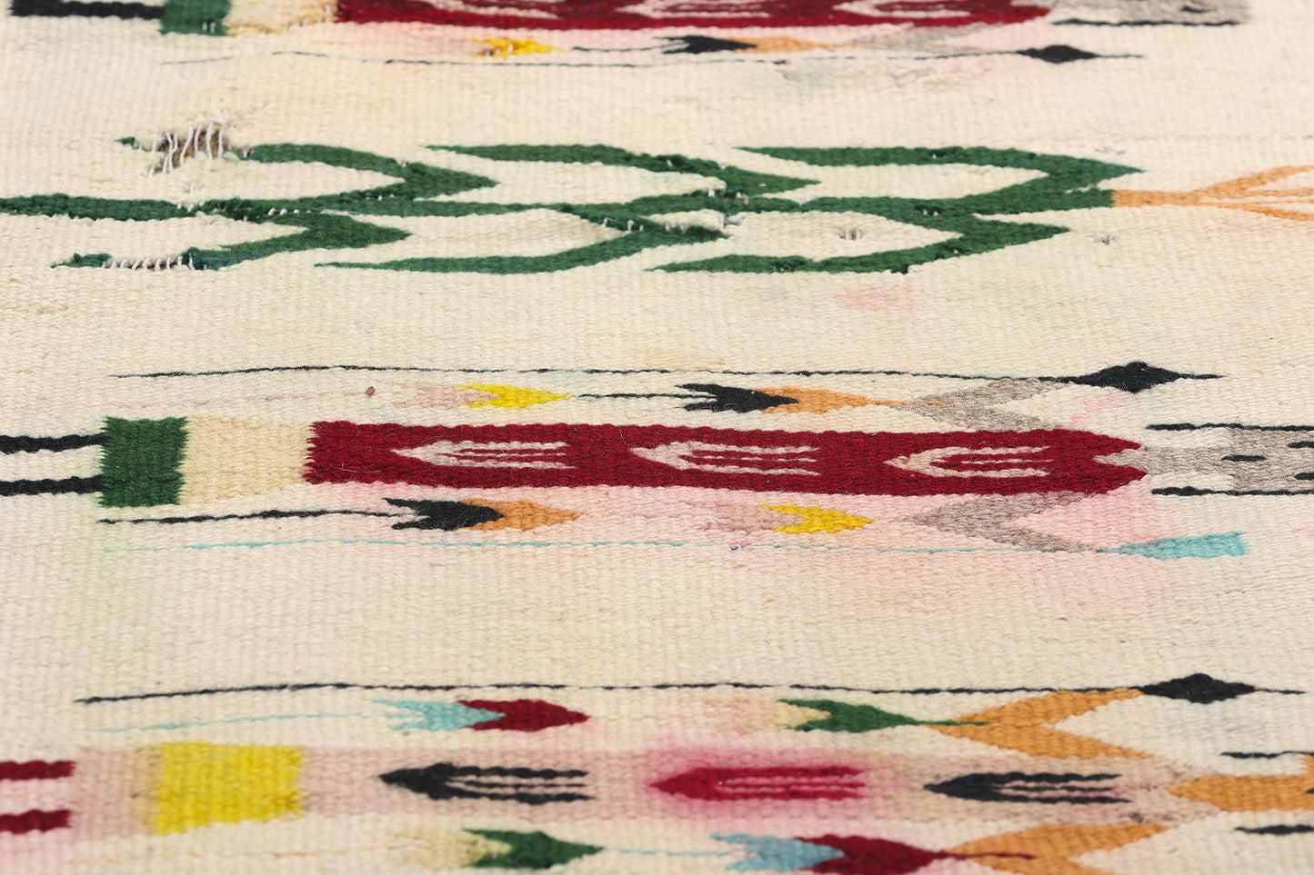 2 x 3 Vintage Yeibichai Navajo Rug 78803