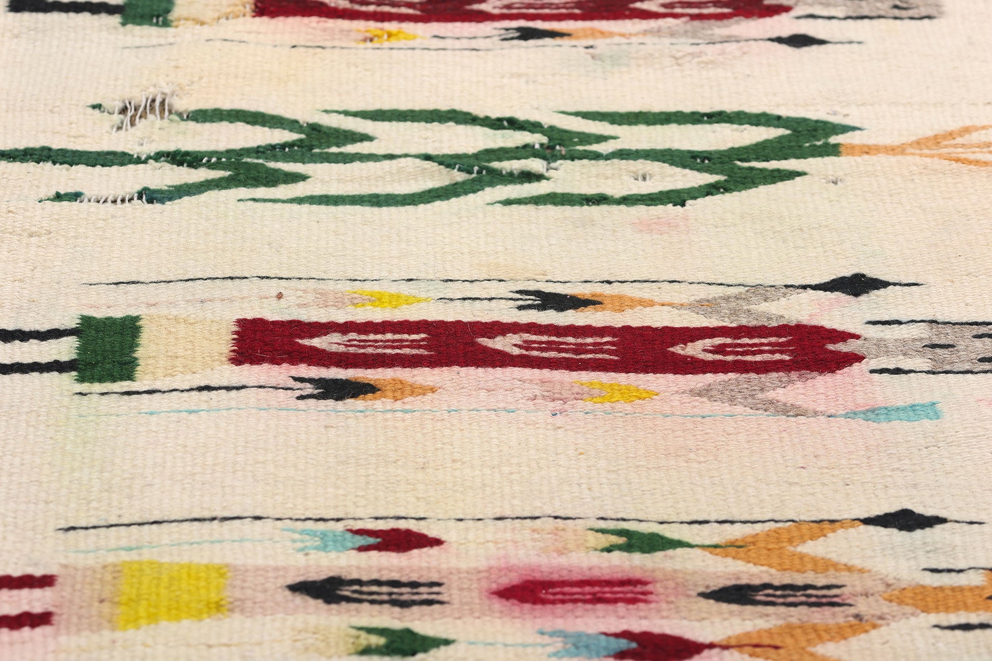 2 x 3 Vintage Yeibichai Navajo Rug 78803