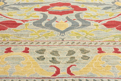 12 x 15 William Morris Turkish Oushak Rug 60744