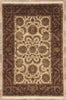 4 x 6 Earth-Tone Vintage Indian Rug 78692