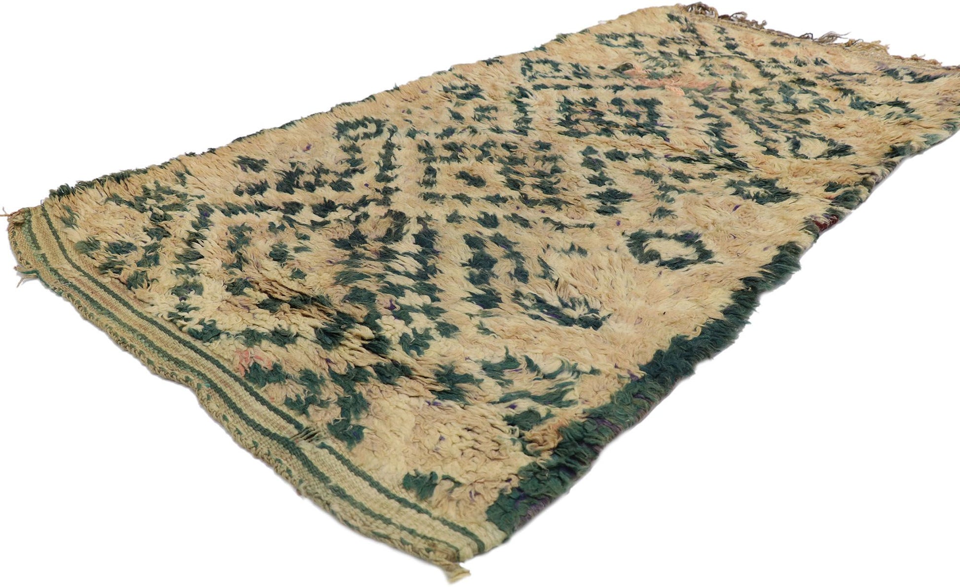3 x 6 Vintage Moroccan Azilal Rug 21586