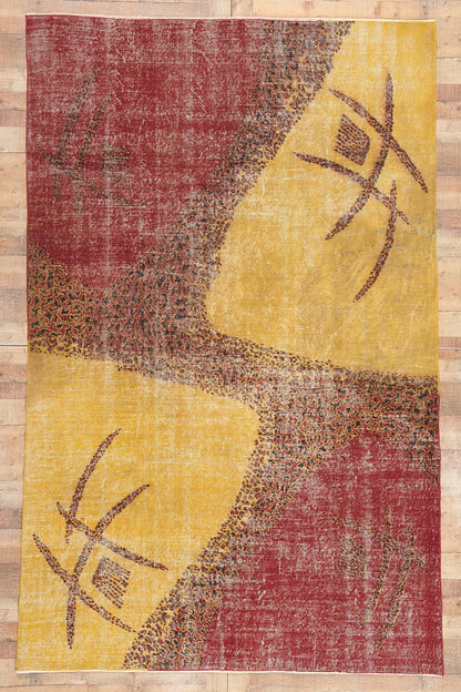 7 x 10 Zeki Muren Vintage Turkish Sivas Rug 52015