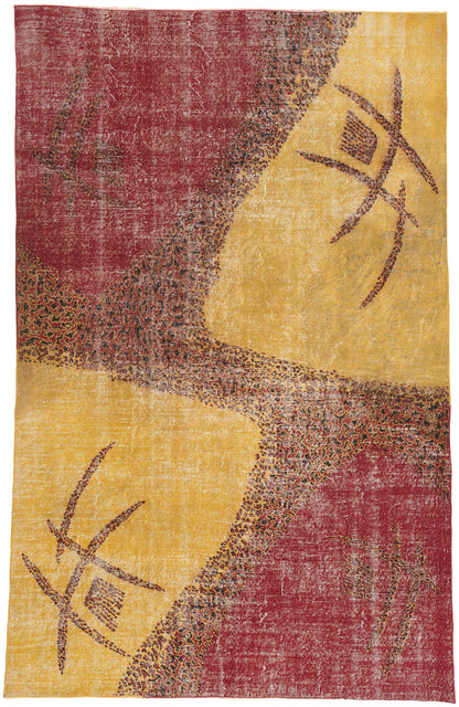 7 x 10 Zeki Muren Vintage Turkish Sivas Rug 52015