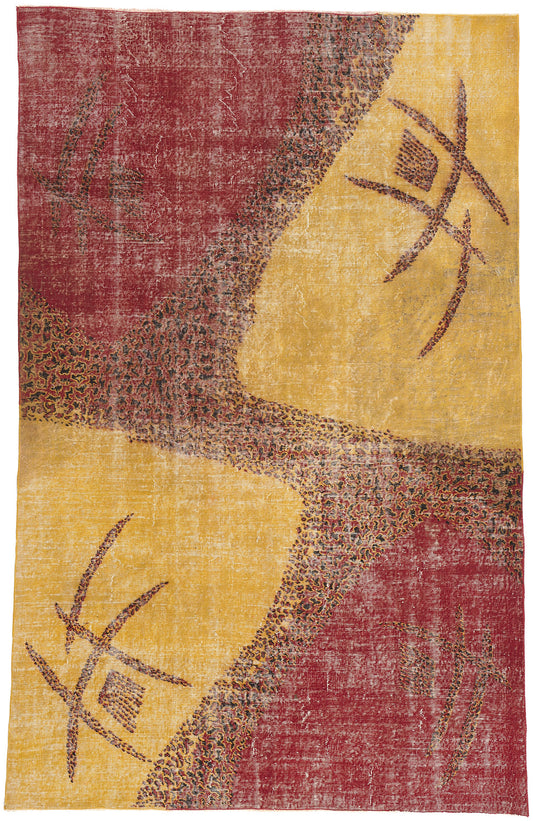 7 x 10 Zeki Muren Vintage Turkish Sivas Rug 52015