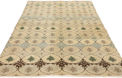 4 x 7 Vintage Turkish Sivas Rug 52150