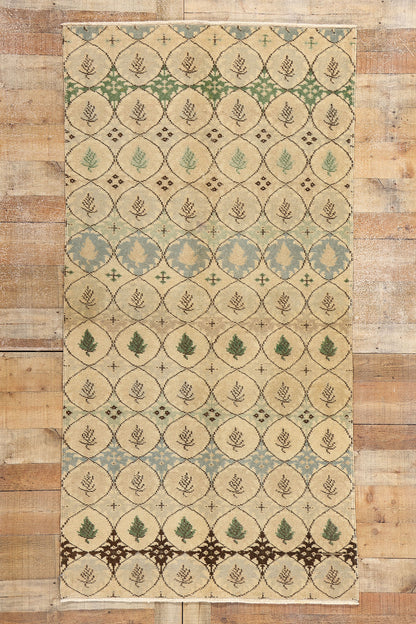 4 x 7 Vintage Turkish Sivas Rug 52150
