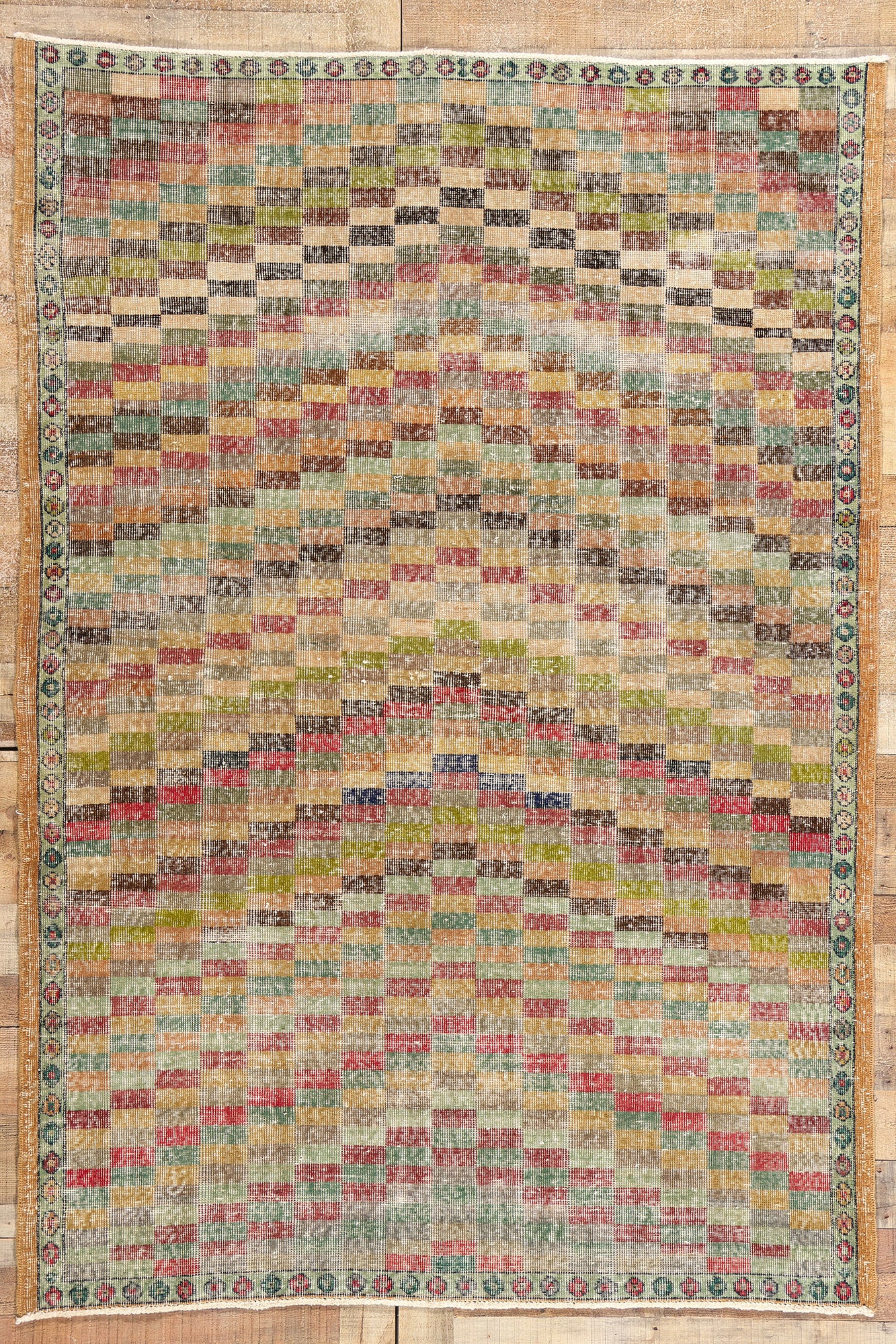5 x 8 Zeki Muren Vintage Turkish Sivas Rug 51987