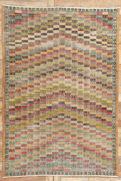 5 x 8 Zeki Muren Vintage Turkish Sivas Rug 51987