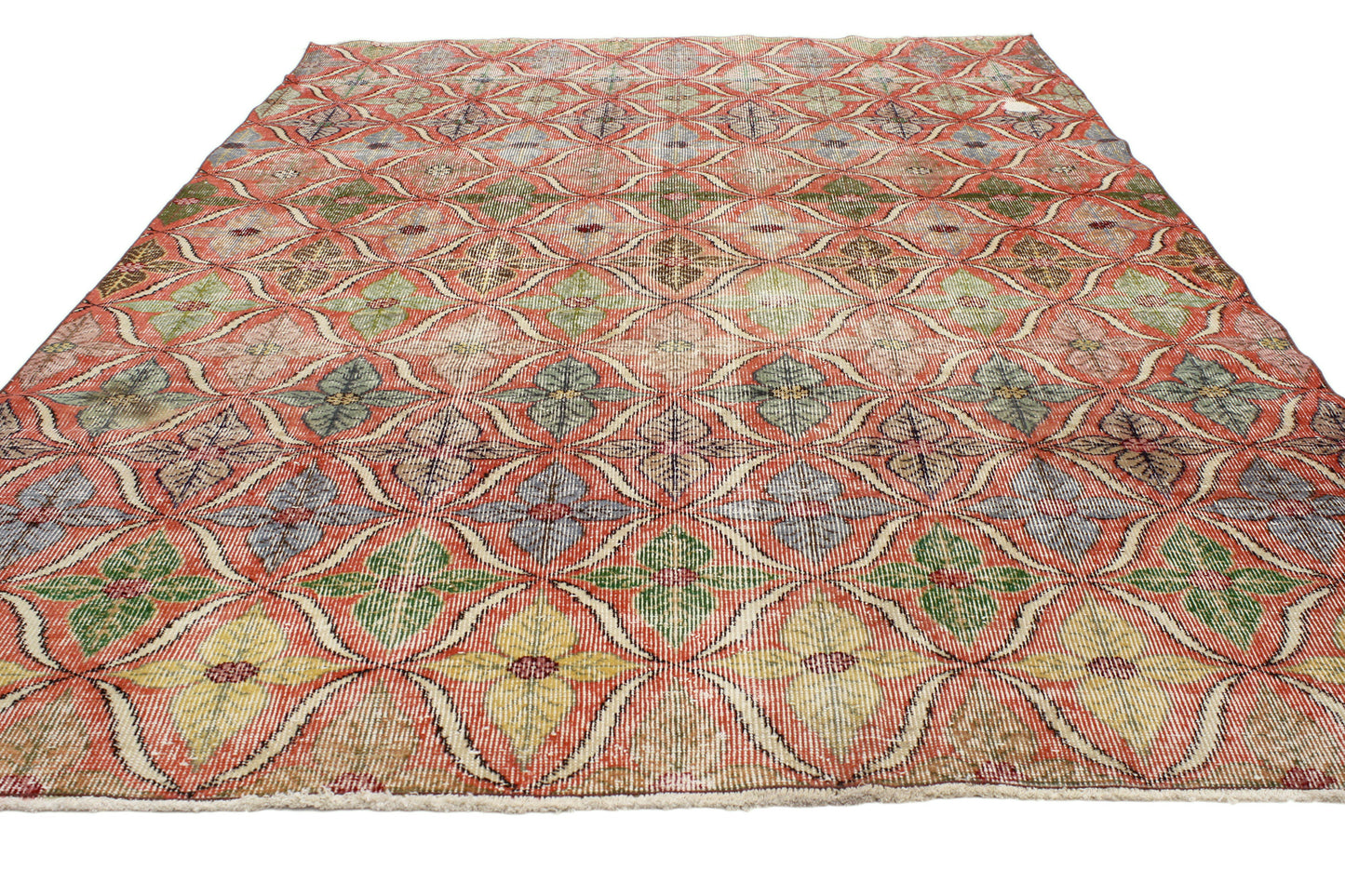 6 x 11 Vintage Turkish Sivas Rug 52187