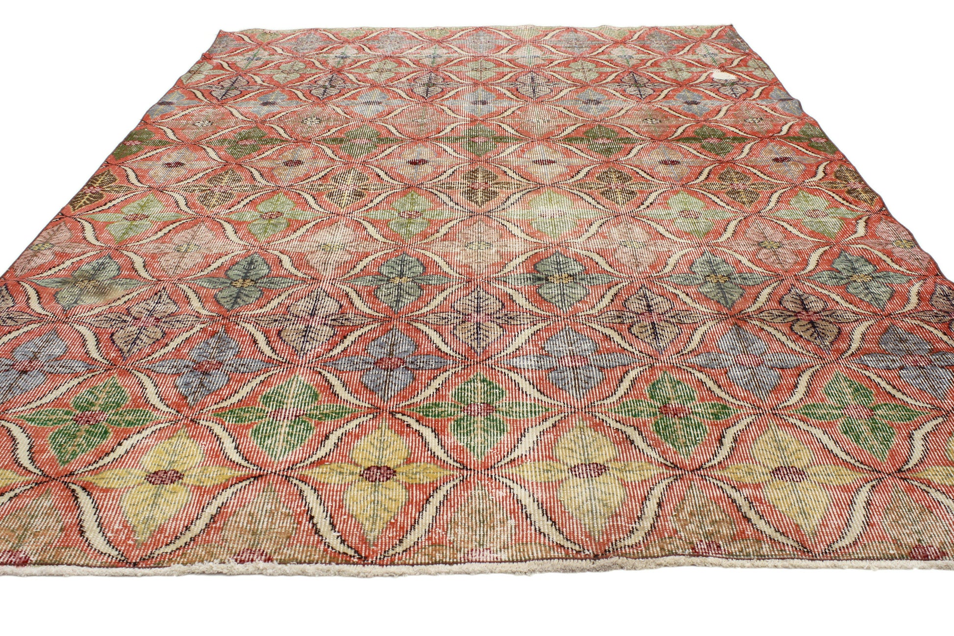 6 x 11 Vintage Turkish Sivas Rug 52187